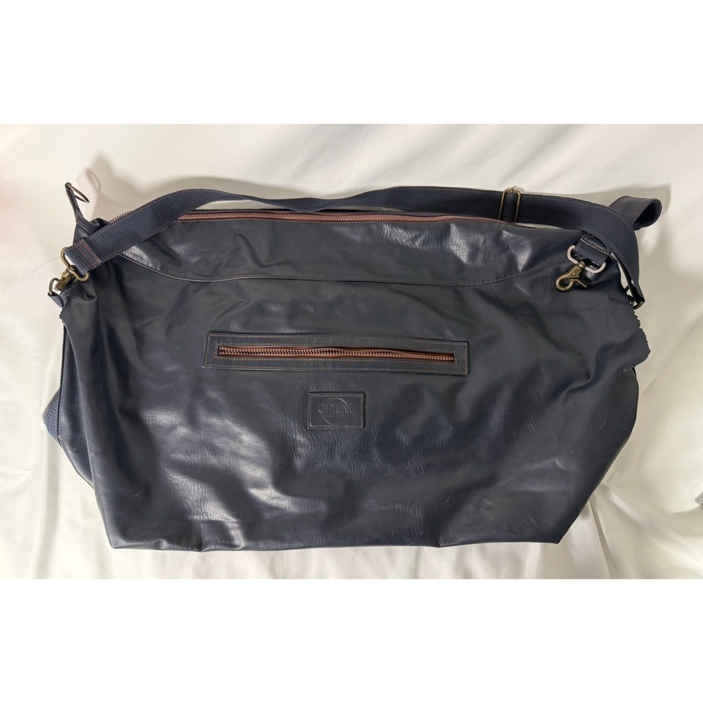 VTG Opium for Men YSL Yves Saint Laurent Navy Blue Faux Duffle Promotional Bag